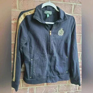 Ralph lauren zip up track jacket medium